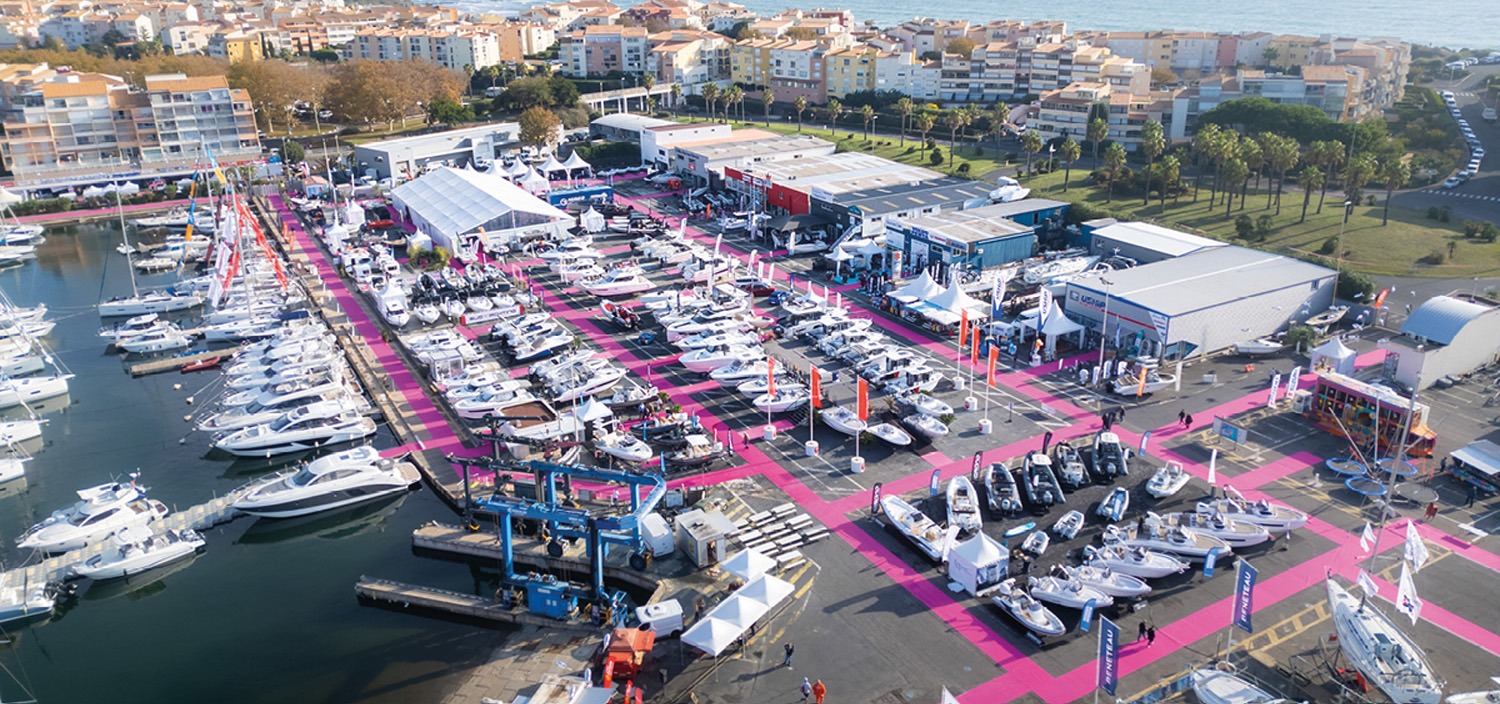 Inauguration salon nautique d'automne du cap d'agde vente de bateau neuf et d'occasion